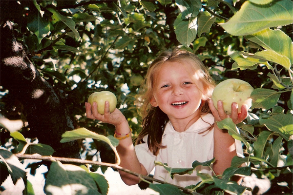 Sally and apples